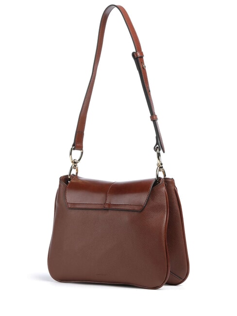 ELISABETTA Borsa a spalla, in pelle MARRONE - Borse Donna