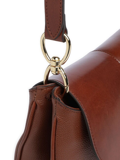 ELISABETTA Borsa a spalla, in pelle MARRONE - Borse Donna