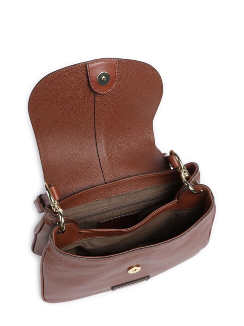 ELISABETTA Borsa a spalla, in pelle MARRONE - Borse Donna
