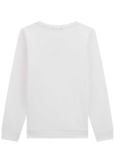 CORE KIDS Felpa con stampa logo triangolo purwhite - Felpe