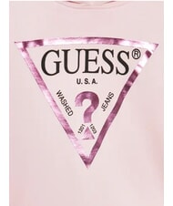 GUESS CORE KIDS Felpa con cappuccio e stampa ballet pink - Felpe Bambini - 3