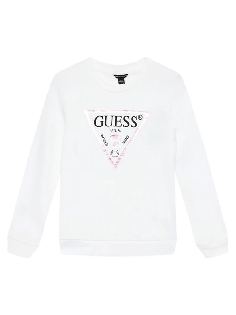 CORE KIDS Felpa con stampa logo triangolo purwhite - Felpe