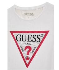 GUESS KIDS T-shirt maniche corte con strass purwhite - T-shirt Bambino - 3