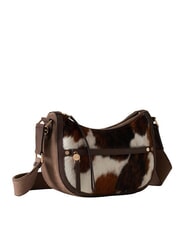 BORBONESE LUNA Borsa in cavallino naturale/cenere/cacao - Borse Donna - 2