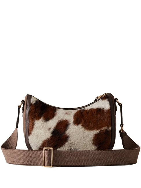 LUNA Borsa in cavallino naturale/cenere/cacao - Borse Donna
