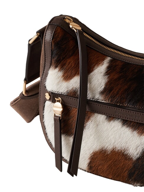 LUNA Borsa in cavallino naturale/cenere/cacao - Borse Donna