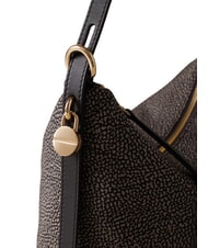 BORBONESE PRIVE Vertical Bag a spalla catrame - Borse Donna - 4