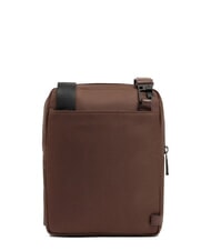 PIQUADRO WOLLEM Borsello porta ipad mini tessuto e pelle MARRONE - Tracolle Uomo - 3