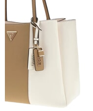 GUESS NOELLE 2 Borsa shopping a spalla off white/beige - Borse Donna - 3