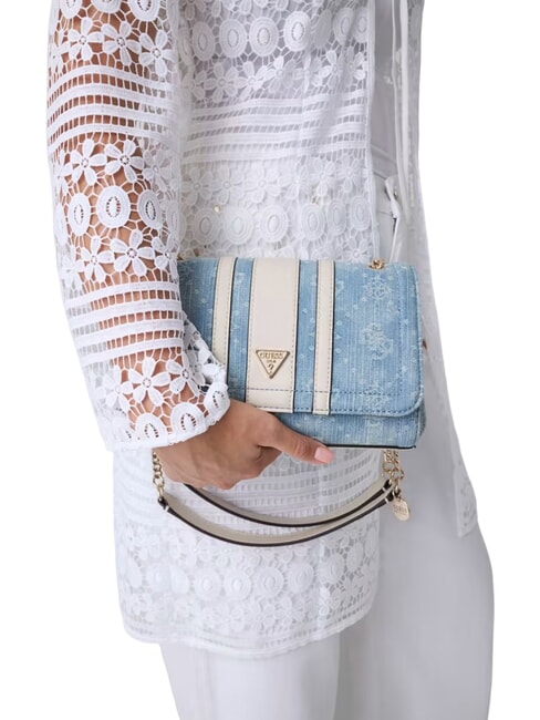 NOELLE 2 Borsa a tracolla denim logo - Borse Donna