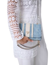 GUESS NOELLE 2 Borsa a tracolla denim logo - Borse Donna - 2