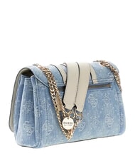 GUESS NOELLE 2 Borsa a tracolla denim logo - Borse Donna - 3