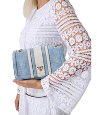GUESS NOELLE 2 Borsa a tracolla denim logo - Borse Donna - 4