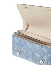 GUESS NOELLE 2 Borsa a tracolla denim logo - Borse Donna - 5