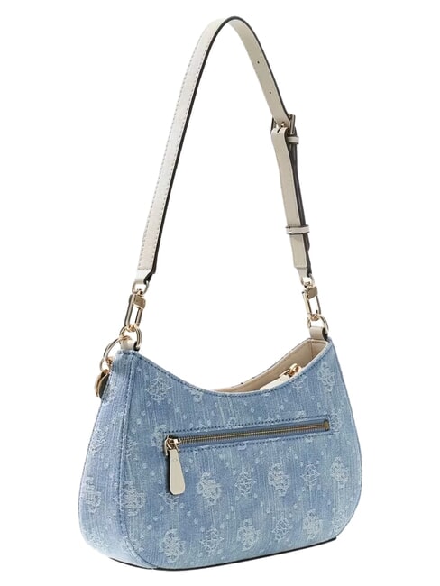 NOELLE 2 Borsa a spalla regolabile denim logo - Borse Donna