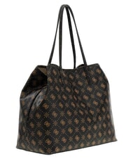 GUESS EMELIE Borse tote a spalla espresso logo - Borse Donna - 2