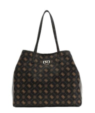 GUESS EMELIE Borse tote a spalla espresso logo - Borse Donna - 3