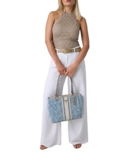 GUESS NOELLE 2 Borsa tote, doppio manico denim logo - Borse Donna - 2