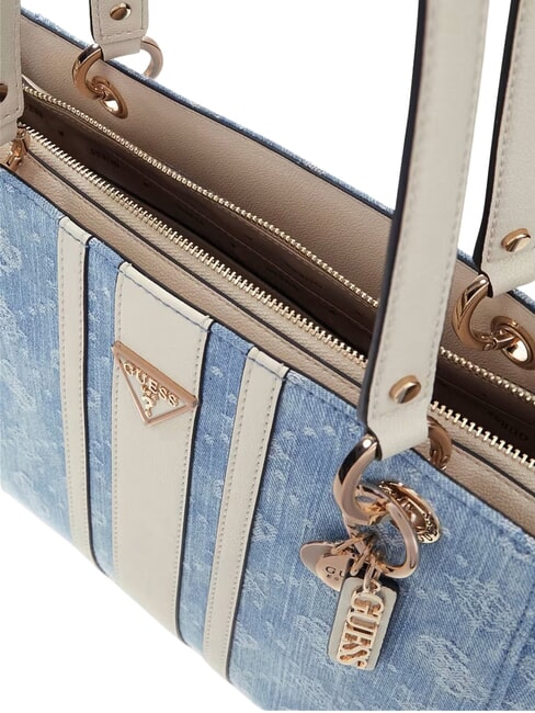 NOELLE 2 Borsa tote, doppio manico denim logo - Borse Donna