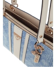 GUESS NOELLE 2 Borsa tote, doppio manico denim logo - Borse Donna - 4