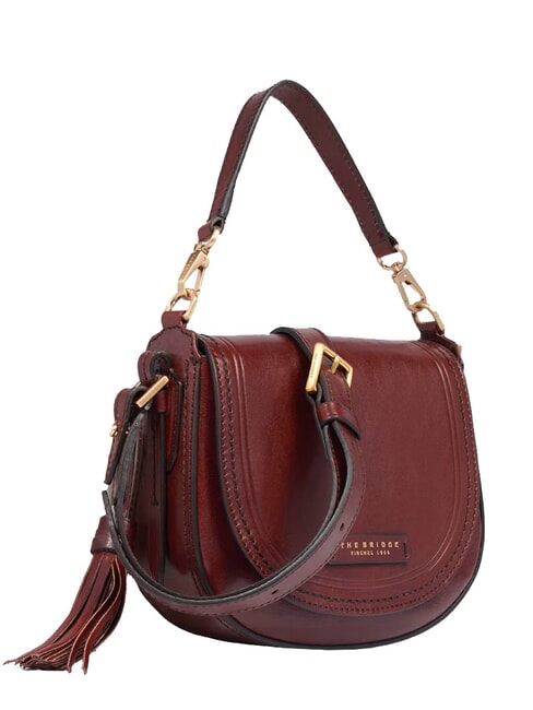  PEARLDISTRICT Mini Bag a mano, con tracolla barolo/oro - Borse Donna