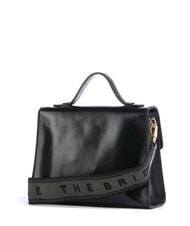 THE BRIDGE IRENE Borsetta a tracolla, in pelle Nero Oro - Borse Donna - 3