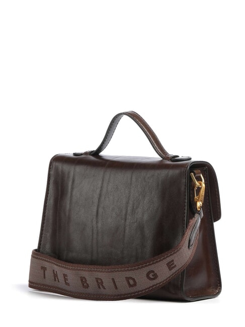 IRENE Borsetta a tracolla, in pelle moka with gold - Borse Donna