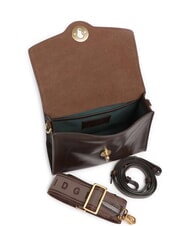 THE BRIDGE IRENE Borsetta a tracolla, in pelle moka with gold - Borse Donna - 4