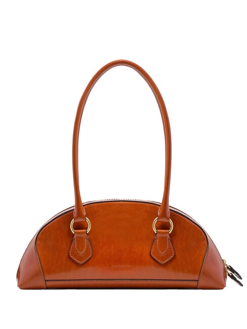 MAGDA Borsa a spalla, in pelle zafferano/oro - Borse Donna