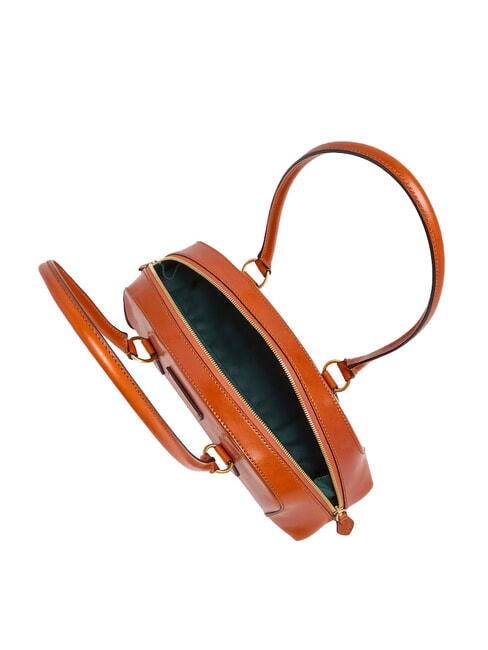 MAGDA Borsa a spalla, in pelle zafferano/oro - Borse Donna