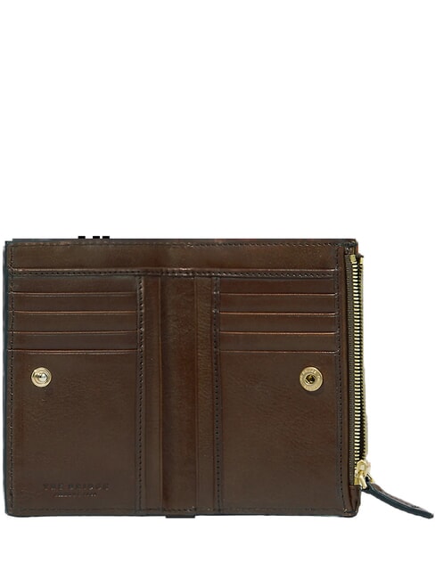 LUCREZIA  Pochette in pelle moka with gold - Portafogli Donna