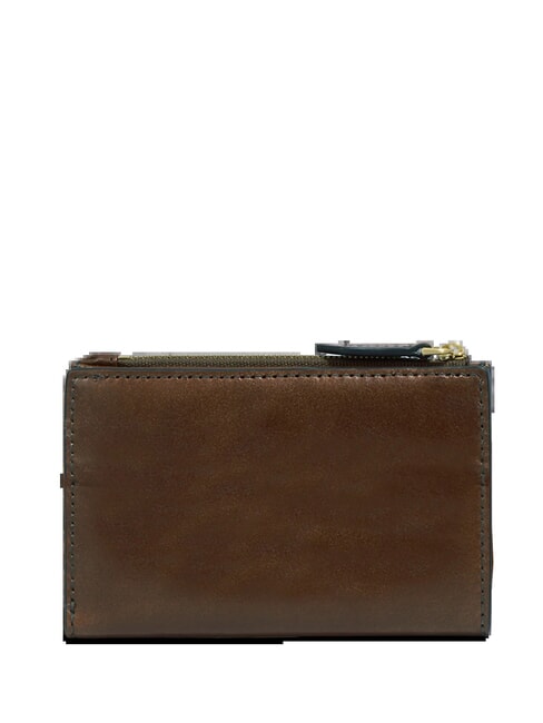 LUCREZIA  Pochette in pelle moka with gold - Portafogli Donna