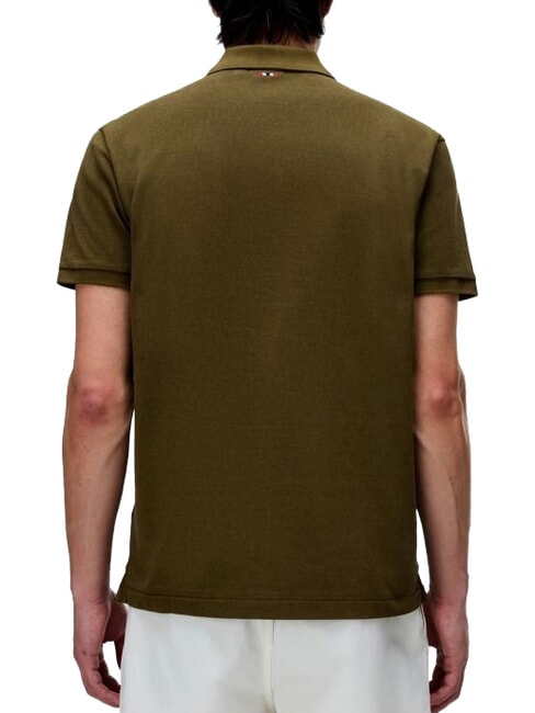 ELBAS 4 Polo manica corta cotone dark olive - Polo Uomo