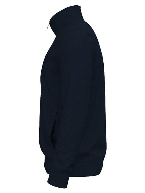 BALIS FZ Felpa a collo alto, con zip blu marine - Felpe Uomo
