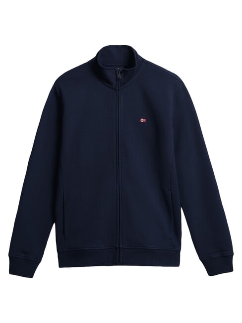 BALIS FZ Felpa a collo alto, con zip blu marine - Felpe Uomo