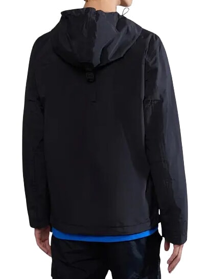 K RAINFOREST SUM 4 Giubbino a vento con cappuccio e tasca frontale black 041 - Giacche Bambini