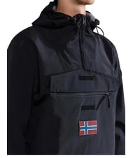 NAPAPIJRI K RAINFOREST SUM 4 Giubbino a vento con cappuccio e tasca frontale black 041 - Giacche Bambini - 3