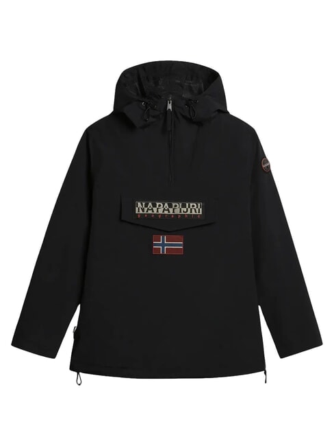 K RAINFOREST SUM 4 Giubbino a vento con cappuccio e tasca frontale black 041 - Giacche Bambini