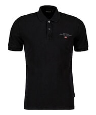 NAPAPIJRI ELBAS 4 Polo manica corta cotone black 041 - Polo Uomo - 5