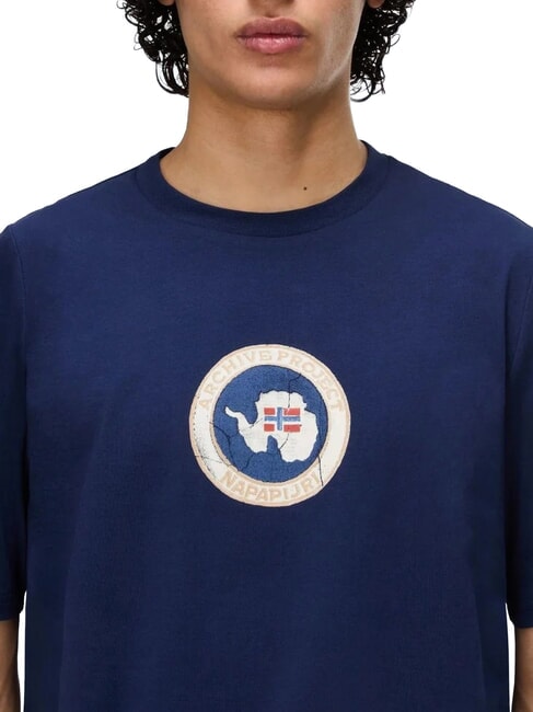 S-PHOS SS T-shirt a maniche corte naval acade - T-shirt Uomo