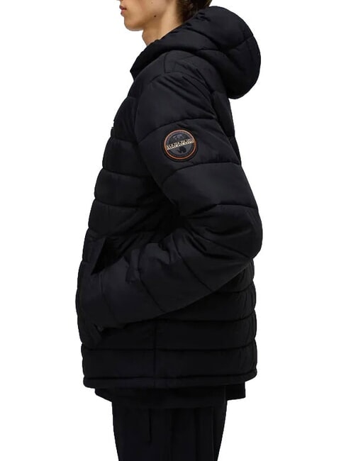 A-GESAR H Piumino con cappuccio black beauty - Piumini Uomo