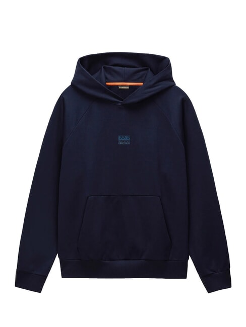 B-ELEVATED LOGO H Felpa con cappuccio blu marine - Felpe Uomo