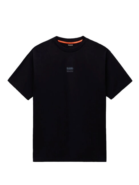 S-ELEVATED LOGO SS T-Shirt in cotone black beauty - T-shirt Uomo