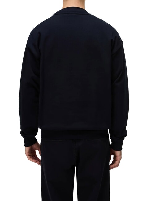 B-ELEVATED LOGO C Felpa in cotone black beauty - Felpe Uomo