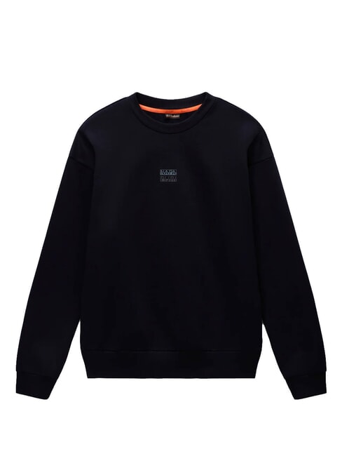 B-ELEVATED LOGO C Felpa in cotone black beauty - Felpe Uomo