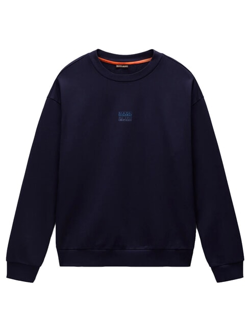 B-ELEVATED LOGO C Felpa in cotone blu marine - Felpe Uomo