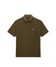 NAPAPIJRI EBEA 3 Polo in cotone dark olive - Polo Uomo - 3