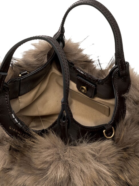 DUA Mini Bag a mano, con tracolla espresso - Borse Donna