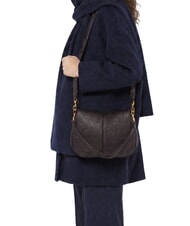 GIANNI CHIARINI HELENA ROUND Borsa a spalla in pelle, con tracolla espresso - Borse Donna - 2