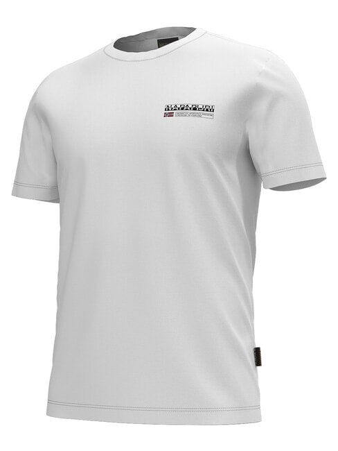 S-KASBA T-shirt a manica corta, puro cotone Bright white - T-shirt Uomo